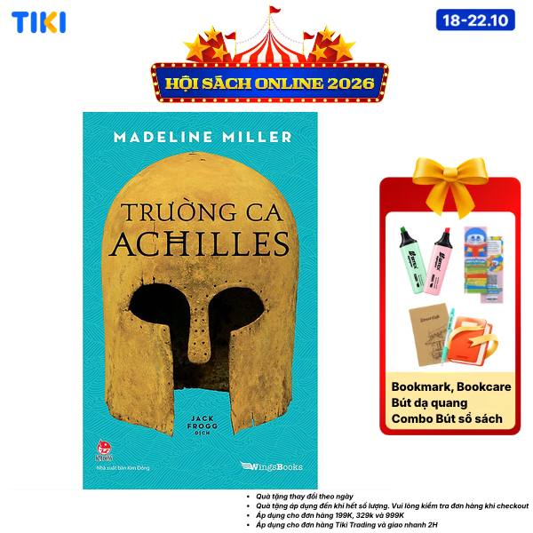 Sách Trường Ca Achilles Quà Tặng Kèm 01 Bookmark 01 Phụ Lục