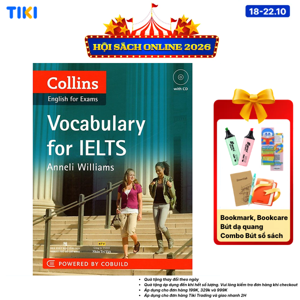 Sách Collins English For Exams - Vocabulary For IELTS Kèm CD Hoặc File MP3