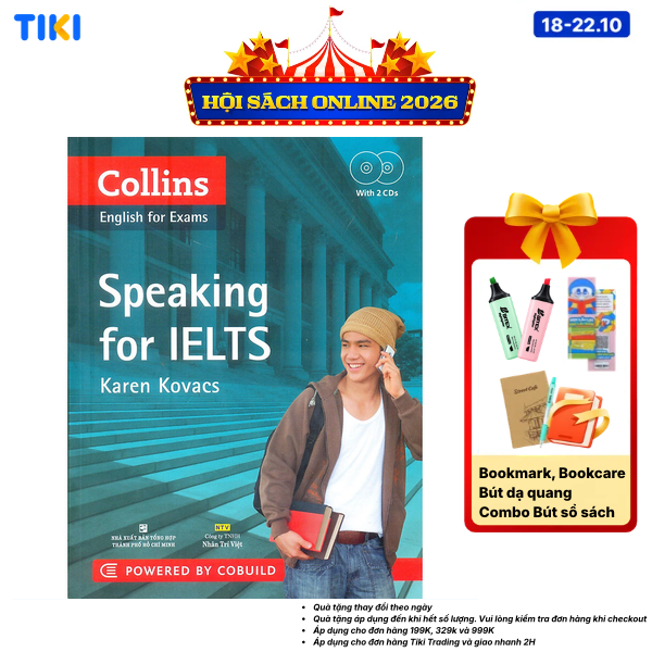 Sách Collins - Speaking For IELTS Kèm 2 CD