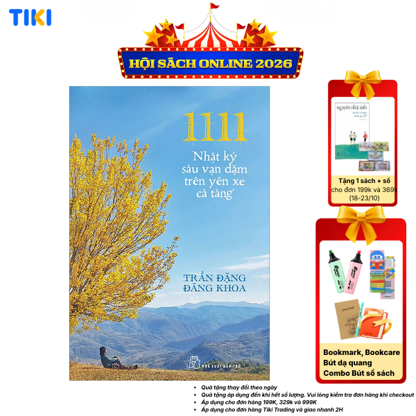 Sách 1111 - Nhật Ký Sáu Vạn Dặm Trên Yên Xe Cà Tàng
