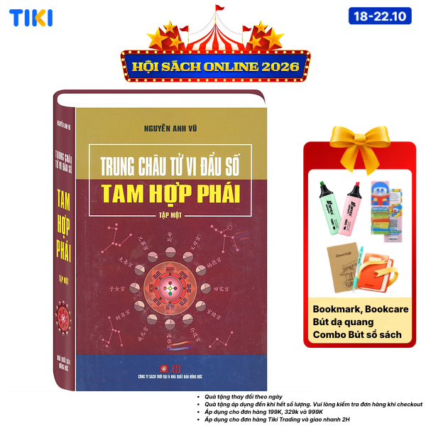 Sách Trung Châu Đẩu Số - Tam Hợp Phái Trọn Bộ 2 Tập