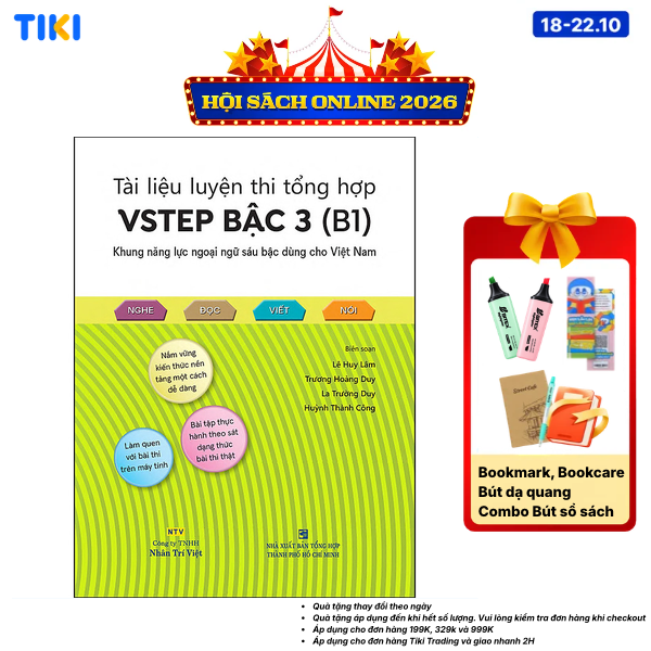 Sách Tài Liệu Luyện Thi Tổng Hợp VSTEP Bậc 3 B1 Quét Mã Qr Hoặc Vào Trang Web Để Nghe File Mp3