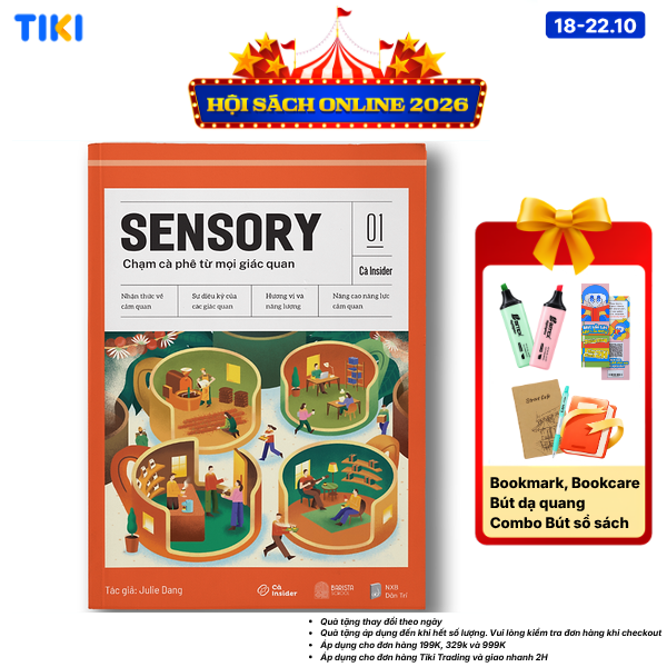Sách Cà Insider No.1 - SENSORY - Chạm Cà Phê Từ Mọi Giác Quan