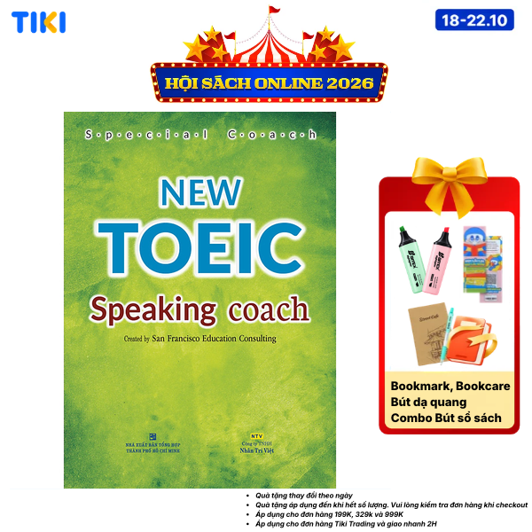 Sách New Toeic Speaking Coach CourseBook và Answer Key Tái Bản