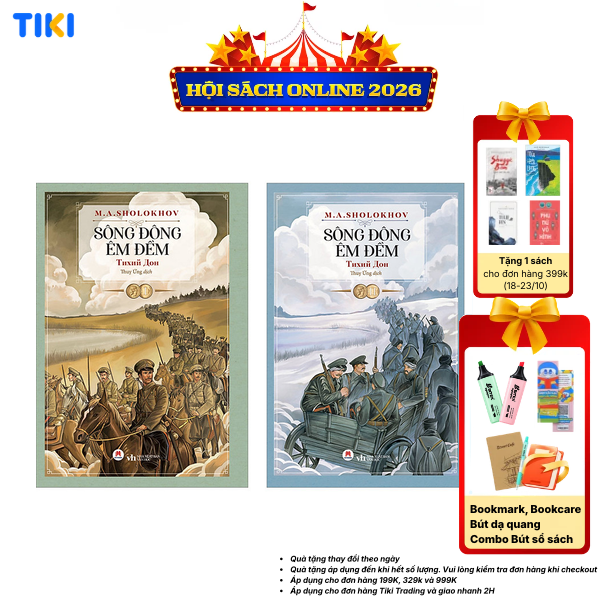 Sách Sông Đông Êm Đềm Trọn Bộ 2 Tập