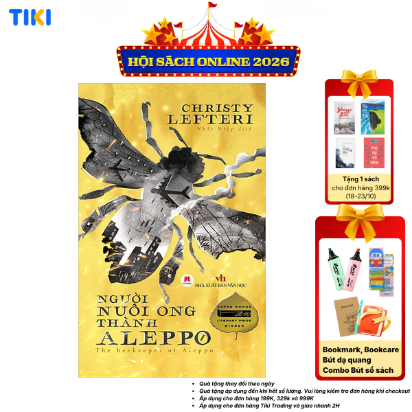 Sách Người nuôi ong thành Aleppo - The beekeeper of Aleppo Aspen Words Literary Prize Winner