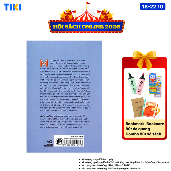 Sách Nghệ Thuật Tư Duy Rành Mạch Tái Bản