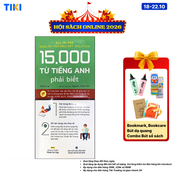 Sách 15.000 từ tiếng Anh phải biết Quét mã QR và đăng ký để nghe file MP3