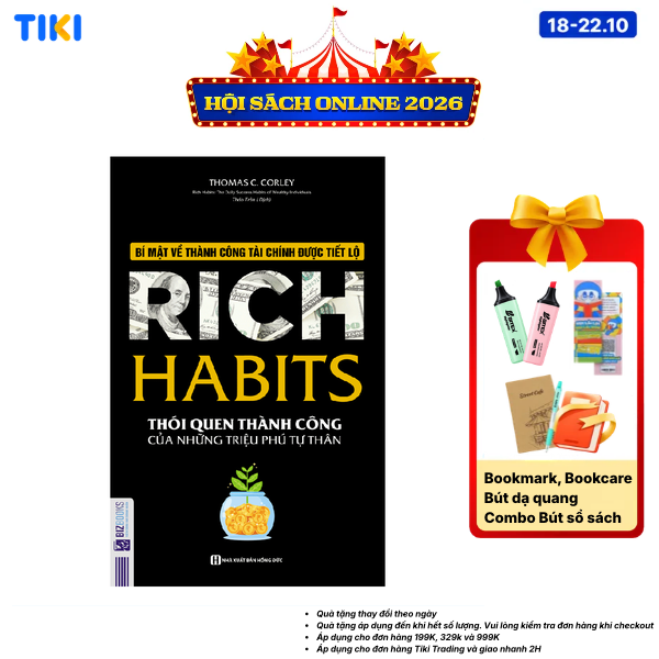 Sách Rich Habits - Thói Quen Thành Công Của Những Triệu Phú Tự Thân
