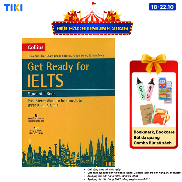 Sách Collins Get Ready For Ielts Students Book Kèm file MP3