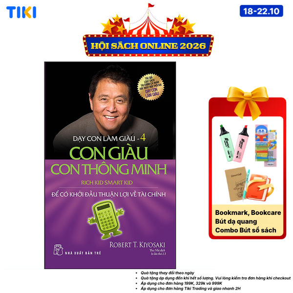 Sách Dạy Con Làm Giàu 4 - Con Giàu Con Thông Minh - Để Có Khởi Đầu Thuận Lợi Về Tài Chính