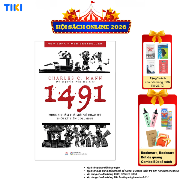 Sách 1491 Những Khám Phá Mới Về Châu Mỹ Thời Kỳ Tiền Columbus