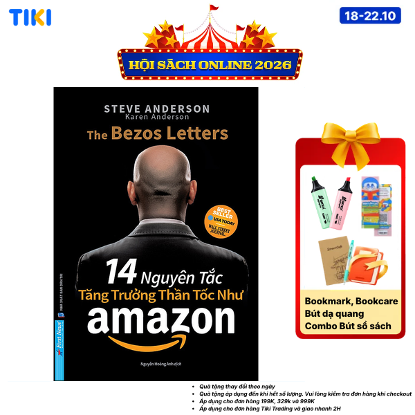 Sách 14 Nguyên Tắc Tăng Trưởng Thần Tốc Như Amazon