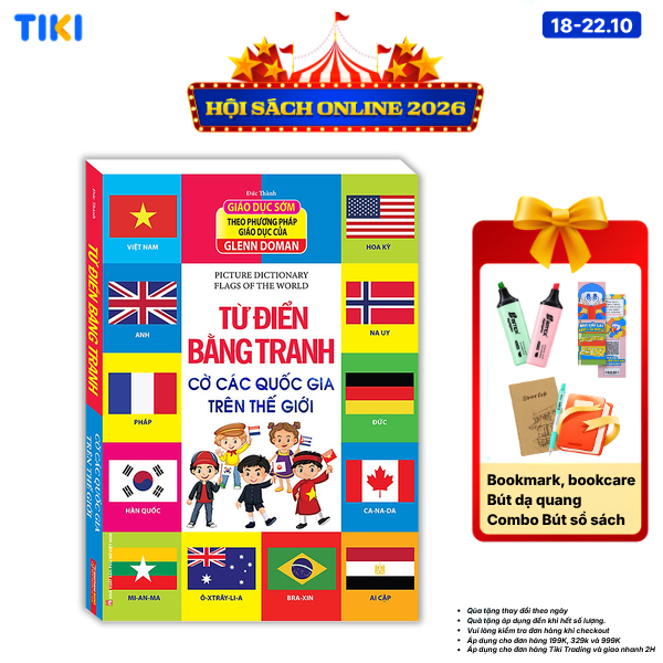 Sách Từ Điển Bằng Tranh - Cờ Các Quốc Gia Trên Thế Giới Bìa Cứng