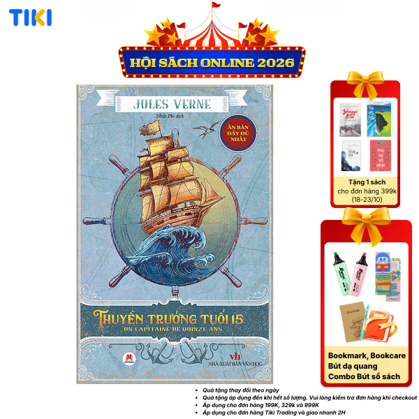 Sách Thuyền trưởng tuổi 15