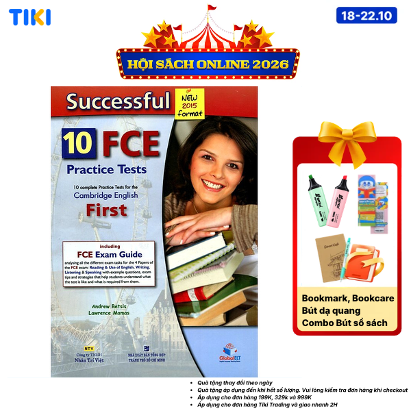 Sách Successful 10 FCE Practice Test Kèm CD