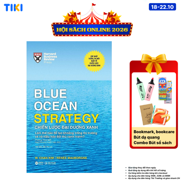 Sách Blue Ocean Strategy - Chiến Lược Đại Dương Xanh Bìa Cứng Tái Bản