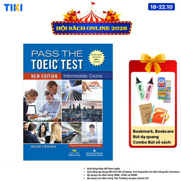 Sách Pass The Toeic Test Intermediate Course New Edition