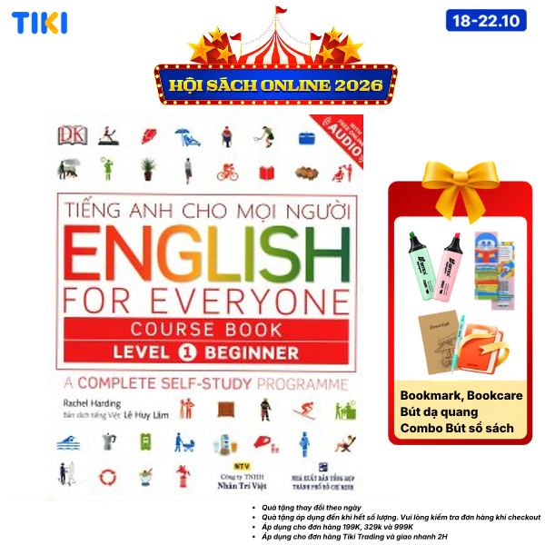 Sách Tiếng Anh Cho Mọi Người - English For Everyone Course Book Level 1 Beginner