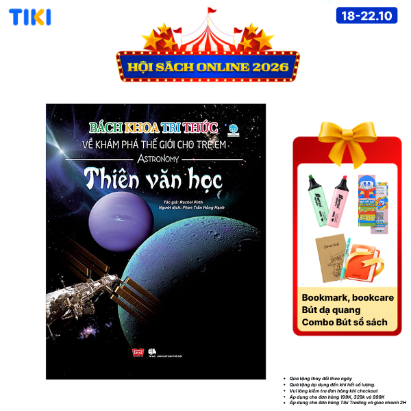 Sách Bách Khoa Tri Thức Về Khám Phá Thế Giới Cho Trẻ Em - Thiên Văn Học Tái Bản 2018