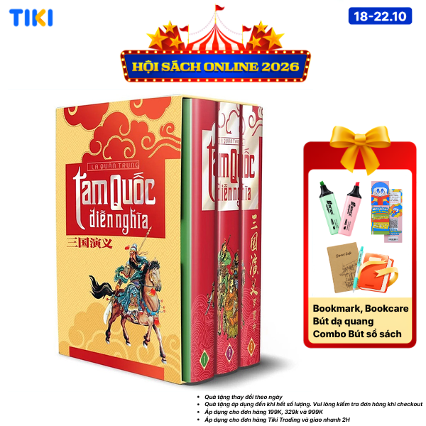 Sách Boxset Tam Quốc Diễn Nghĩa 3 tập