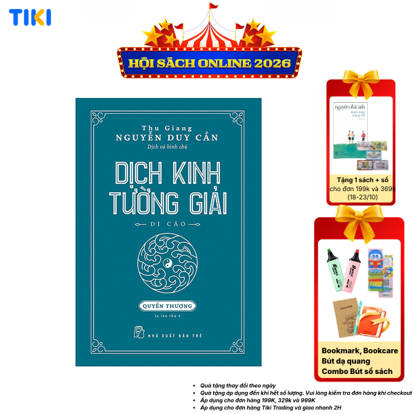 Sách Dịch Kinh Tường Giải Di Cảo Quyển Thượng Tái Bản