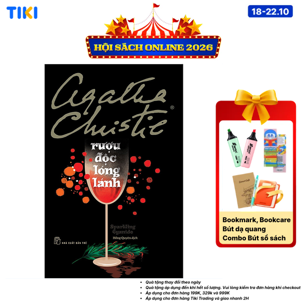 Sách Agatha Christie - Rượu Độc Lóng Lánh