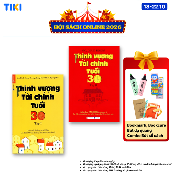 Combo 2 Cuốn Thịnh Vượng Tài Chính Tuổi 30 Tập 1 Tập 2