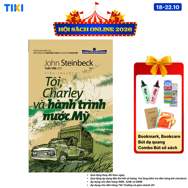 Sách Cánh cửa mở rộng - Tôi, Charley Và Hành Trình Nước Mỹ