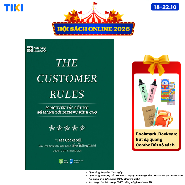 Sách The Customer Rules - 39 Nguyên Tắc Cốt Lõi Để Mang Tới Dịch Vụ Đỉnh Cao
