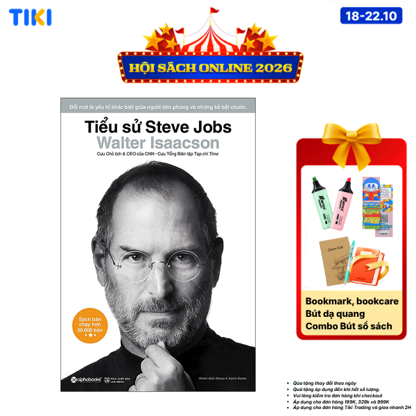 Sách Tiểu Sử Steve Jobs Tái Bản 2020