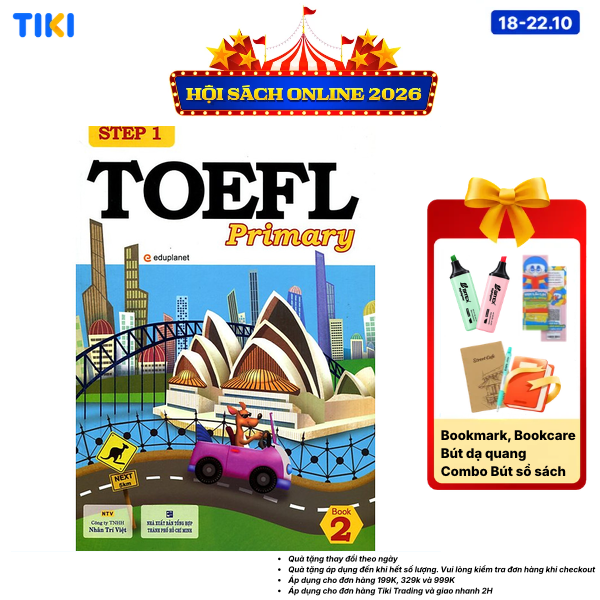 Sách TOEFL Primary Book 2 Step 1 Kèm CD