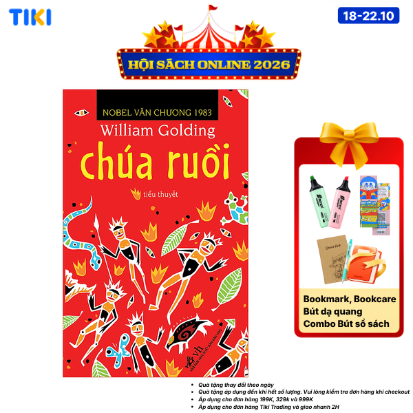 Sách Chúa Ruồi - Tiểu Thuyết Nobel Văn Chương 1983Tái Bản 2020