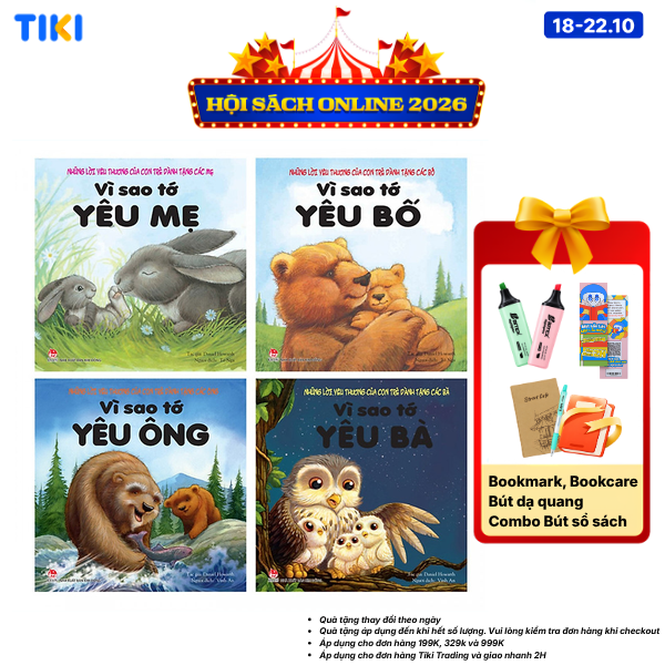 Combo 04 Cuốn Vì Sao Tớ Yêu Ông - Bà - Bố - Mẹ Tái Bản 2019