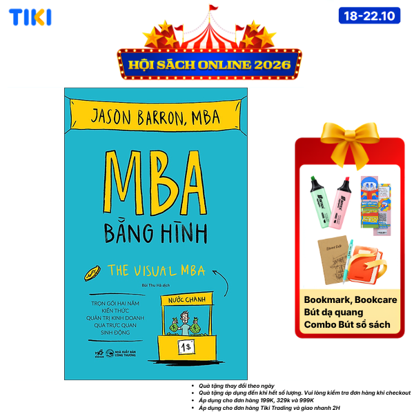 Sách MBA bằng hình Trọn gói hai năm kiến thức quản trị kinh doanh qua trực quan sinh động