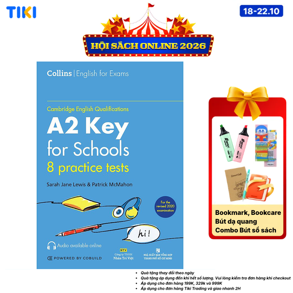 Sách Cambridge English Qualification A2 Key for School - 8 Practice Tests Quét mã MP3 để nghe file
