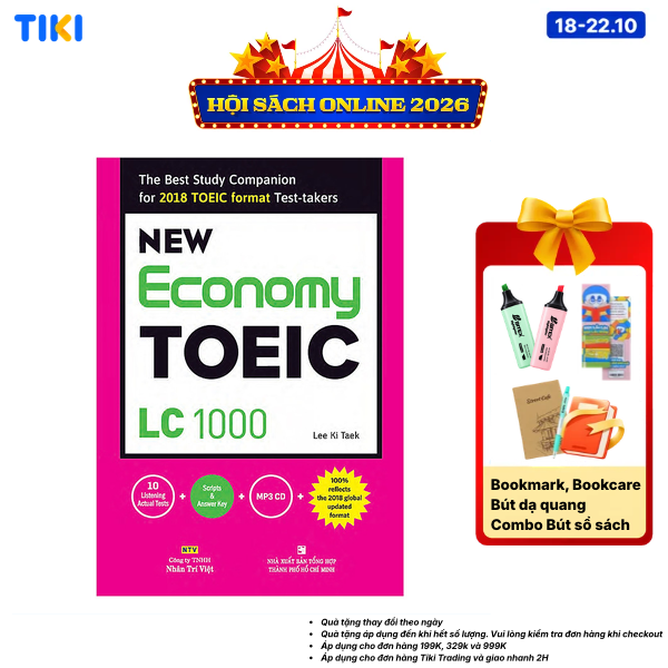 Sách New Economy Toeic Lc 1000 Kèm file MP3