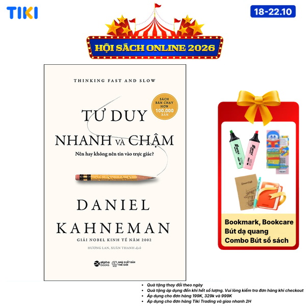 Sách Tư Duy Nhanh Và Chậm Tái Bản - Bìa mềm