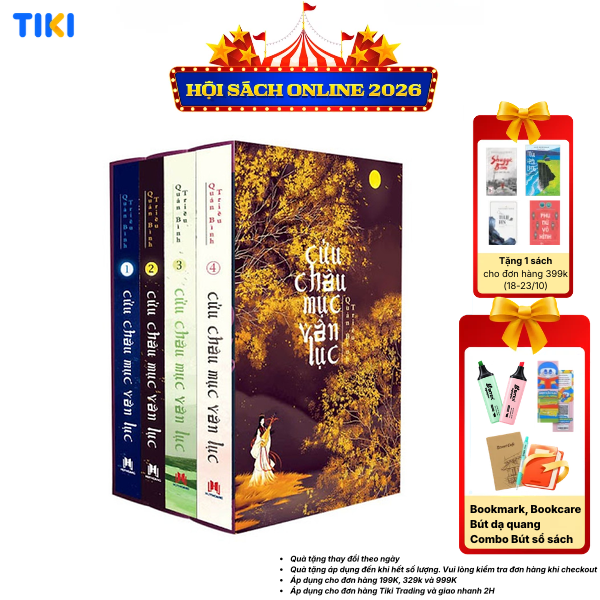 Sách Cửu Châu Mục Vân Lục - Bộ 4 Tập