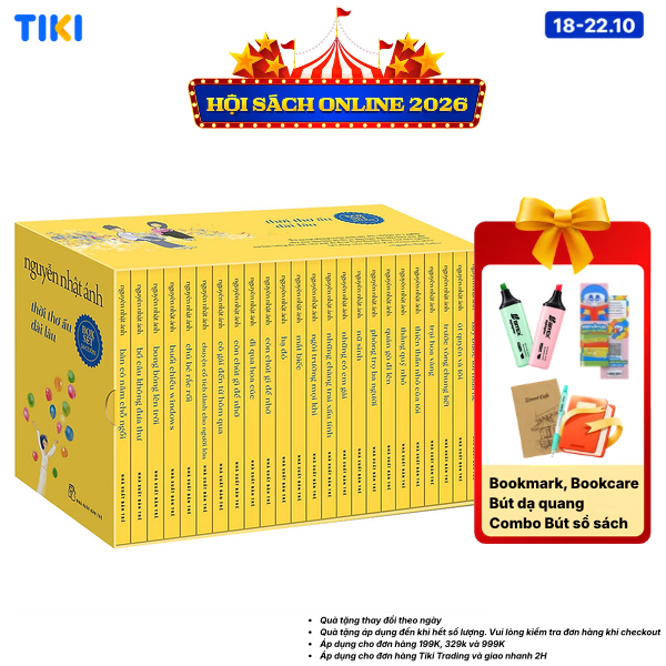 Sách Boxset Thời Thơ Ấu Dài Lâu - Boxset Vàng Ấm Áp