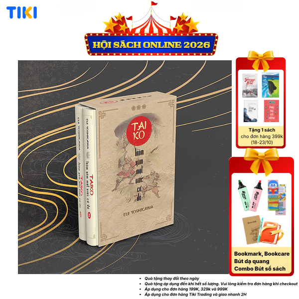 Sách Boxset Taiko - Trăm năm một giấc cơ đồ Trọn bộ 2 tập
