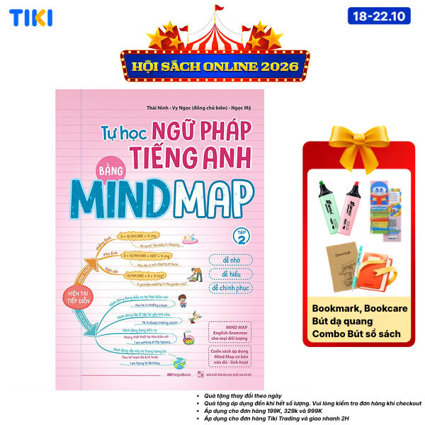 Sách Tự Học Ngữ pháp Tiếng Anh Bằng Mindmap Tập 2