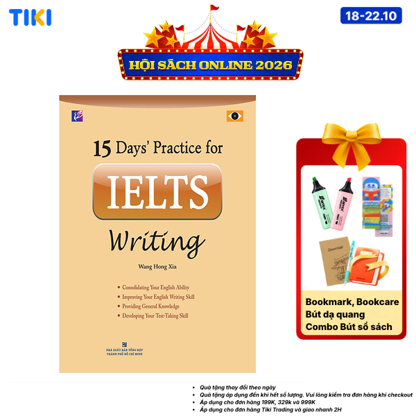 Sách 15 Days Practice For IELTS Writing Tái Bản