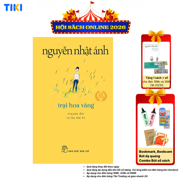Sách Trại Hoa Vàng Tái Bản 2022