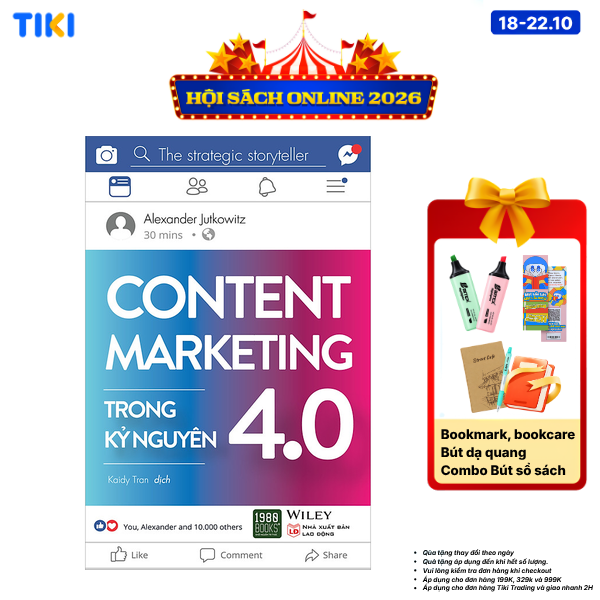 Sách Content Marketing Trong Kỷ Nguyên 4.0 Tái Bản
