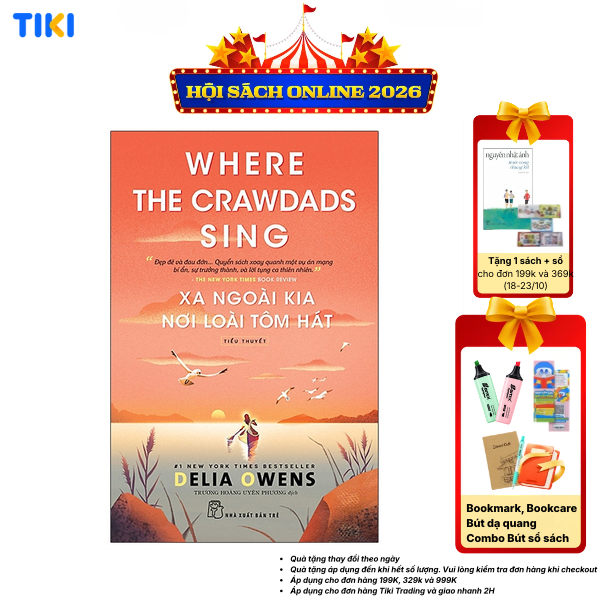 Sách Xa Ngoài Kia Nơi Loài Tôm Hát - Where The Crawdads Sing