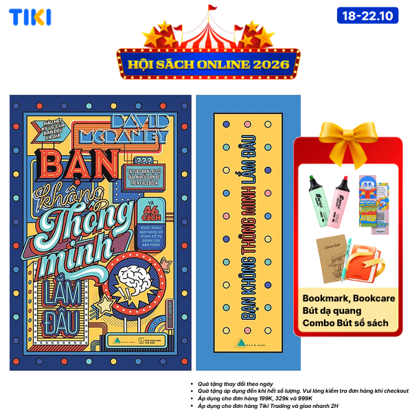 Sách Bạn Không Thông Minh Lắm Đâu Tái BảnTặng kèm Bookmark