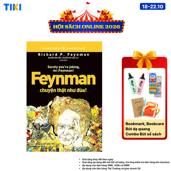 Sách Feynman Chuyện Thật Như Đùa Tái Bản