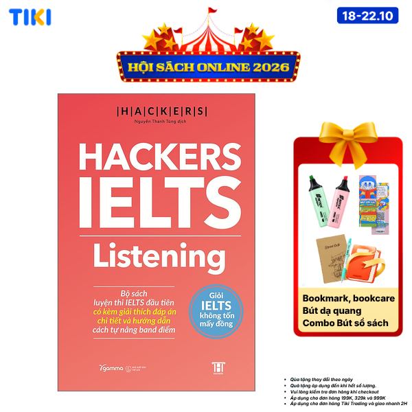 Sách Hackers IELTS Listening Tái bản