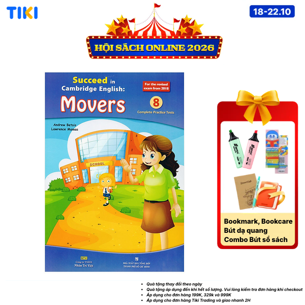 Sách Succeed In Cambridge English - Movers Kèm CD Hoặc File MP3